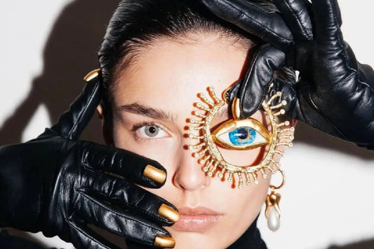 Eye of Allur Brooch -  A touch of mystery, a symbol of protection, and a masterpiece of design.